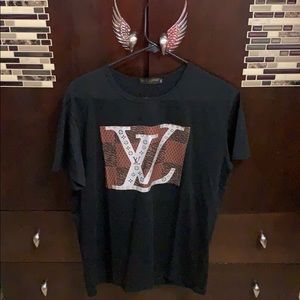 Louis Vuitton Black designer t-shirt